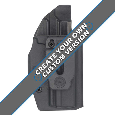 The custom C&G Holsters IWB inside the waistband Holster for the Walther PK380.