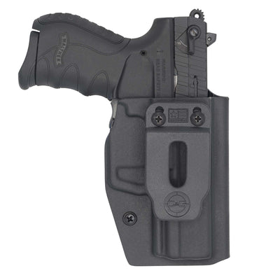 C&G Holsters IWB inside the waistband Holster for the Walther PK380 holstered