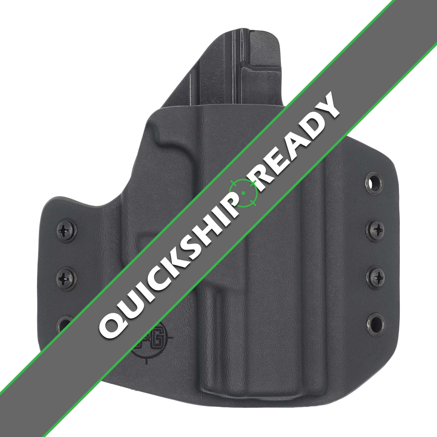 This is a C&G Holsters Quickship Covert series outside the waistband for the Walther PK380 in right hand.