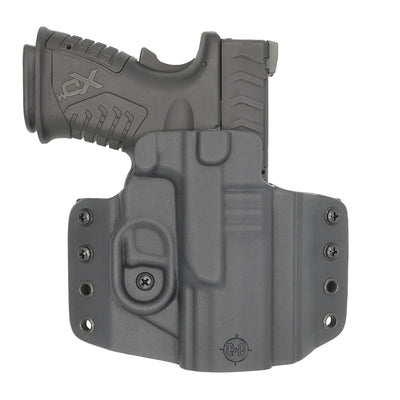 C&G Holsters Custom OWB covert Springfield XDM Elite 3.8" OSP in holstered position