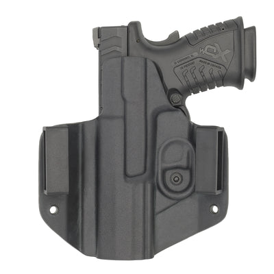 C&G Holsters quickship OWB Covert Springfield XD-M Elite 5.25" OSP in holstered position back view