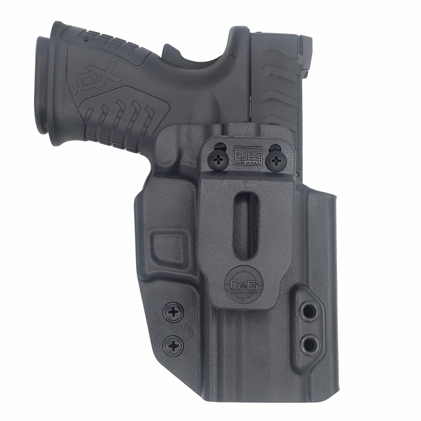Springfield XD/XD-M Elite 3,8"/OSP | IWB COVERT/ALPHA Kydex Holster | BENUTZERDEFINIERT | C&amp;G Holsters 