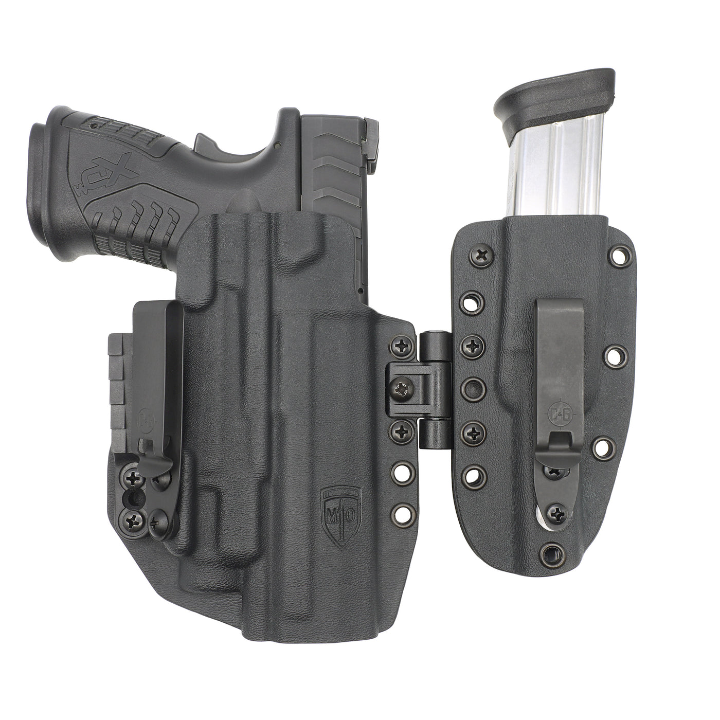 C&G Holsters Custom AIWB MOD1 LIMA Springfield XDM Streamlight TLR7 holstered