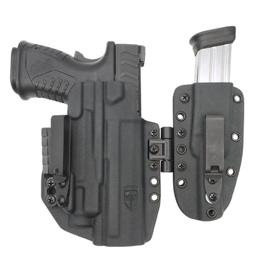 C&G Holsters Quickship AIWB MOD1 LIMA Springfield XDM Streamlight TLR7 holstered