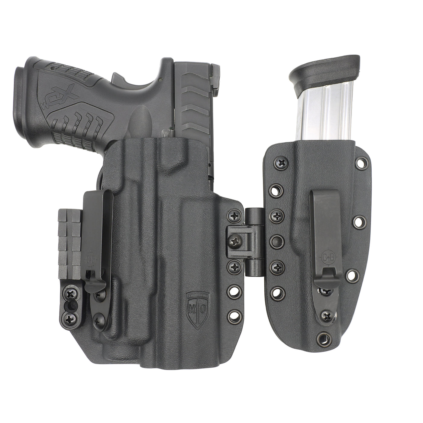 C&G Holsters Custom AIWB MOD1 LIMA Springfield XDM Streamlight TLR8 holstered