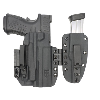 C&G Holsters Quickship AIWB MOD1 LIMA Springfield XDM Streamlight TLR8 holstered