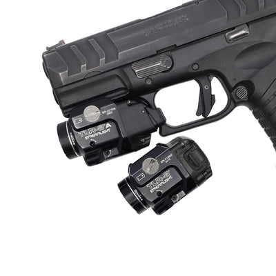 Springfield XDM firearm with Streamlight TLR8 weapon light