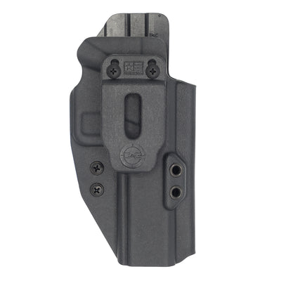 ZEV Technologies OZ9 in a C&G Holsters Inside the waistband Covert holster in right hand.