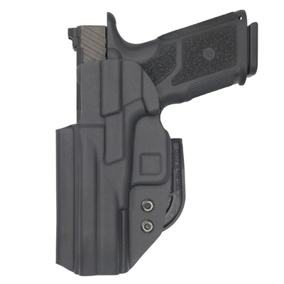 ZEV Technologies OZ9c in a C&G Holsters Inside the waistband ALPHA holster in right hand rear view